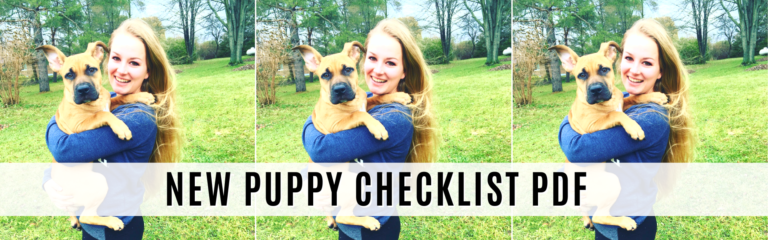 New Puppy Checklist PDF | 33 Must-Have Puppy Essentials + Free ...