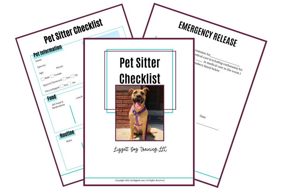 Pet Sitter checklist