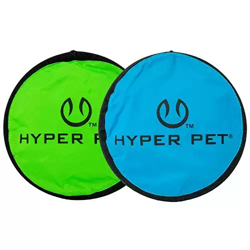 Hyper Pet Flippy Flopper 9 Flying Disc Soft Dog Toy, Floats in Water & Safe on Teeth