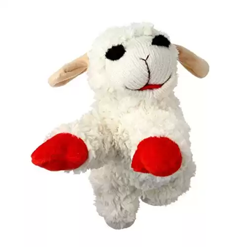 Multi Pet Lamb Chop Dog Toy, 10in [2-Pack], Small, Medium, Large Breeds