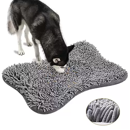 Snuffle Mat for Dogs- Interactive Feed Game for Small/Medium/Large Dogs