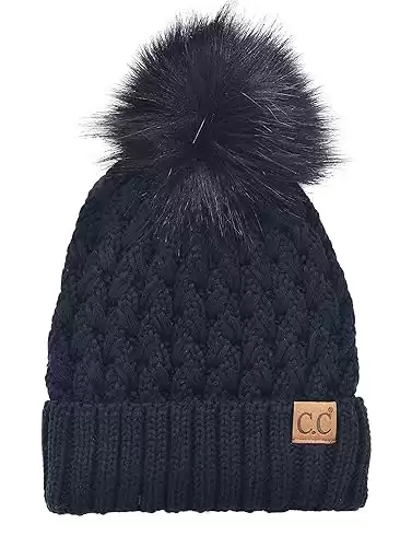 C.C Women’s Winter Sherpa Fleece Lined Hat