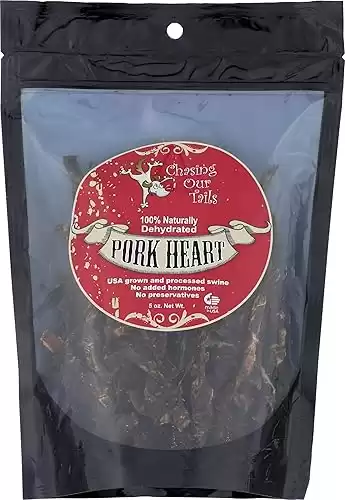 Naturally Dehydrated Pork Heart For Pets, 5-Ounce